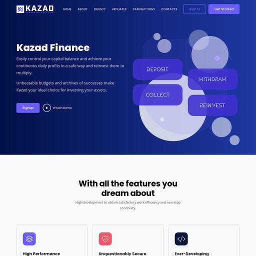 kazadfinance.com