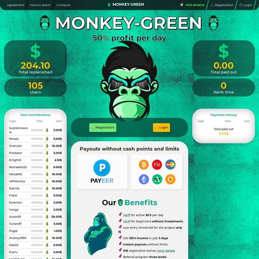 monkey-green.site